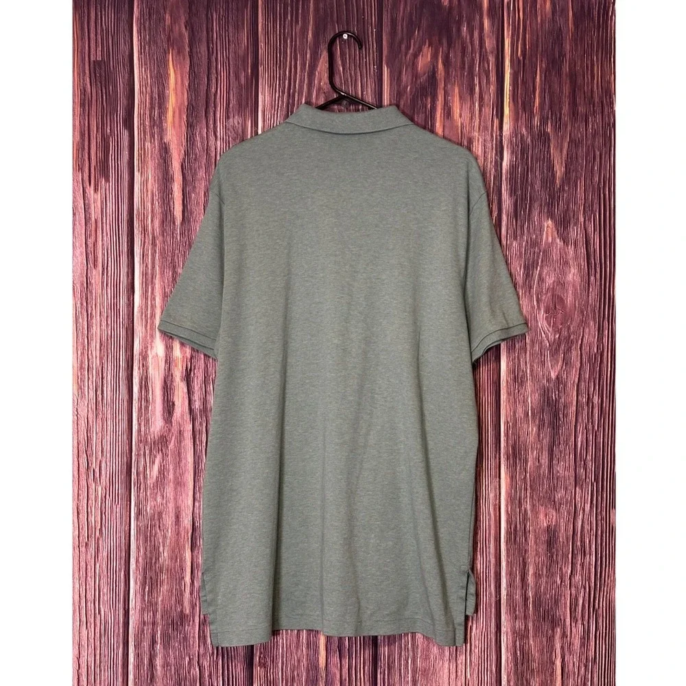Polo Ralph Lauren Polo Shirt Mens XXL Green Heathered Short Sleeve Pony Cotton